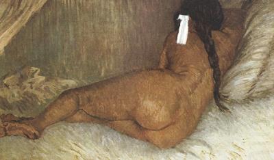 Vincent Van Gogh Nude Woman Reclining,Seen from the Back (nn04) china oil painting image